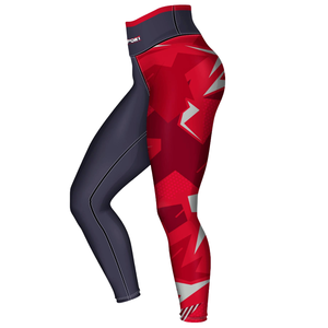 BETHERIVAL, mallas informales de verano de cintura alta personalizadas para mujer, mallas de talla grande con estampado por sublimación al por mayor - Product Image 3