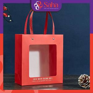 Sac en papier kraft de luxe personnalisé de 18*18*9 cm, emballage sûr pour aliments, cosmétiques, conception de logo gratuite, emballage de magasinage à la mode - Product Image 2