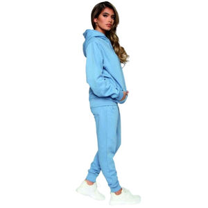 Ensemble de survêtement de fitness pour femmes grandes tailles, personnalisé, 100 % coton, unisexe, vente en gros, ensemble pull oversize - Product Image 6