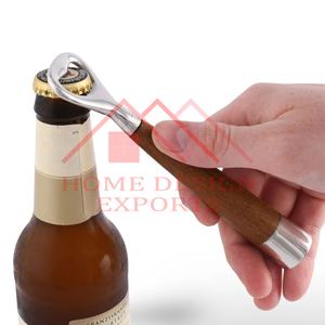Abrebotellas de cerveza de acero inoxidable para regalos de boda y regalos de Navidad último abrebotellas de madera e inoxidable superventas - Product Image 6