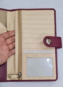 ADORA-Portefeuille de Voyage à la Mode pour Homme et Femme, Organisateur de Cartes d'Identité, Porte-Passeport à Fermeture par Bouton RFID, Billets d'Argent - Product Image 3