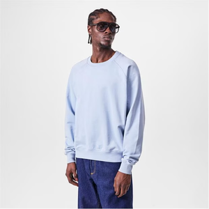 Sweat polaire confortable pull d'hiver hommes coupe décontractée sweat surdimensionné confort porter classique col rond sweat tous les jours - Product Image 3