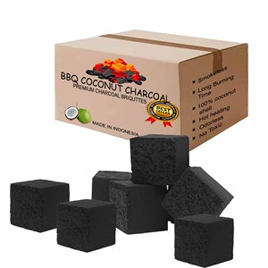 Briquetas de parrilla de barbacoa de alta calidad directas de fábrica, compradores de carbón 100%, cáscara de coco Natural, energía verde renovable para barbacoa - Product Image 2