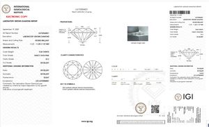 Diamant rond en vrac de 5,54 carats, rose vif fantaisie, cultivé en laboratoire, VS2, taille idéale, polissage excellent, CVD, avec certificat IGI - Product Image 6
