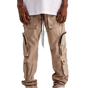 Logotipo personalizado de algodón sólido para hombre, pantalones para correr con cordón, pantalones de chándal cómodos a bajo precio a la venta - Product Image 3