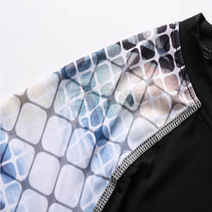 OEM personalizado de los hombres de fitness Rash Guard de manga larga Spandex ropa de gimnasio para MMA para niños Venta en línea - Product Image 4