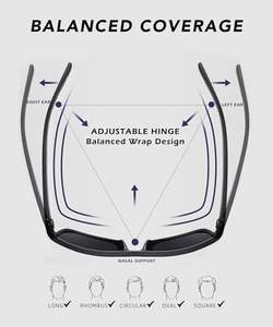 高級メンズレトロUV400サングラスファッショナブルなアンチファッションカスタマイズ可能なメガネ白紫茶色ピンクフレームPC製 - Product Image 3