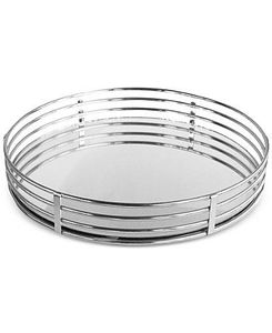 Bandeja de servicio de aperitivos de Color dorado y verde de hierro a granel bandeja de postre de comida de forma redonda para uso en utensilios de cocina - Product Image 2