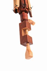 SWIFTS EN BOIS Enrouleur de fil Parapluie fabriqué en parapluie pliant rapide pour enrouler les écheveaux - Product Image 2