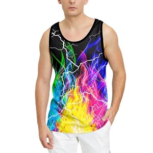 เสื้อกล้ามผู้ชายแบบแห้งเร็ว แฟชั่นรักษ์โลก คุณภาพสูง ออกแบบใหม่ ปักโลโก้ตามสั่งด้วยเครื่องซับลิเมชั่น - Product Image 2