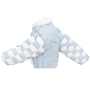 Blouson d'hiver pour homme de haute qualité avec logo personnalisé, fabriqué en usine OEM, fermeture éclair lavée, grande taille, imperméable, tricoté - Product Image 2