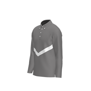 T-shirt décontracté à manches longues pour homme, coupe oversize, avec logo personnalisé imprimé par sublimation, 100 % coton épais - Product Image 2