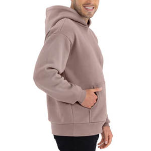 Alta calidad 420 GSM ESSENTIAL BLANKS - TAN Nueva mejor calidad Venta caliente logotipo personalizado Sudadera con capucha en blanco Sudaderas con capucha lisas para hombres - Product Image 3