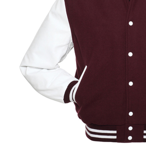 Veste universitaire d'hiver haut de gamme avec support High Street Baseball Letterman Jacket Polyester/Coton Veste d'université de qualité supérieure - Product Image 4