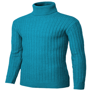 Suéter Unisex de Cuello Alto Ajustado, Tejido de Punto, Manga Larga, Transpirable, de Secado Rápido y Antiarrugas - Product Image 4