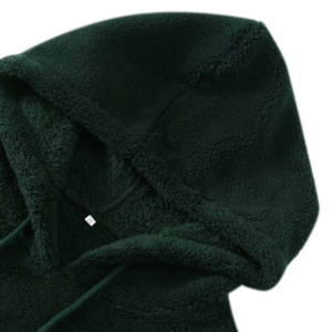 Good <b>Fabric</b> New Arrival Customized <b>Sherpa</b> Fluffy Fleece Hoodie Sweatshirts Heavyweight Thick Fur Pullover Men's hoodies - Product Image 2