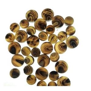 เสื้อยีนส์สไตล์ก้านแต่งกระดุมเขาควายธรรมชาติเสื้อโลโก้ตามสั่ง - Product Image 1