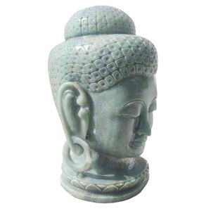 Compre una Figura de Buda de Aventurina Verde de Moda, Tallada a Mano, Escultura Religiosa de Piedras Preciosas, Rudra Gems Delhi, Cristal Curativo - Product Image 4