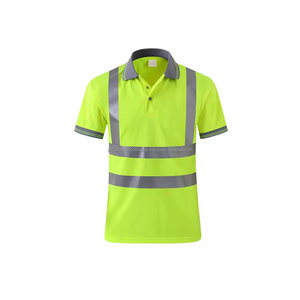 Camisas de Trabajo de Algodón de Seguridad Reflectantes de Alta Visibilidad, Antiestáticas e Impermeables, Personalizadas, Último Estilo, Uniformes de Trabajo Transpirables - Product Image 5