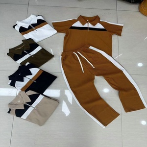 ชุดเซ็ตเสื้อยืดและกางเกงขาสั้นคุณภาพสูงสั่งทำจากโรงงาน พร้อมปักโลโก้ ผ้าฝ้าย 100% ชุดลำลอง 2 ชิ้นสำหรับผู้ชาย - Product Image 4