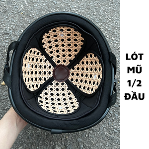 Casco de moto de mimbre de alta calidad transpirable, enfría el cuero cabelludo Origen Vietnam - Product Image 2