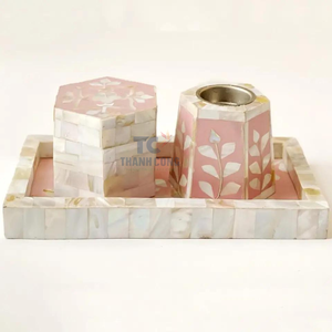 ชุดกระถางธูปไข่มุกสำหรับคุณแม่,ชุดกระถางธูปไม้ม็อบโฮร์แบบปักลายดอกไม้สำหรับชาวอาหรับ Eid Mubarak Ramadan 2023 - Product Image 5