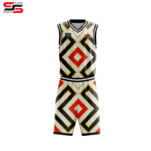 Uniforme de baloncesto con impresión de diseño y logotipo personalizado más vendido, uniforme de baloncesto MOQ bajo de poliéster 100% para unisex - Product Image 1