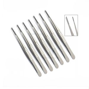 Fórceps de tejido atraumático DeBakey de 6 uds., 6 pulgadas, recto, 2,5mm de ancho, puntas de acero inoxidable alemán de grado médico, Manual para Vascular - Product Image 3