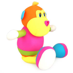 Jouet en peluche singe - Multicolore - Product Image 1
