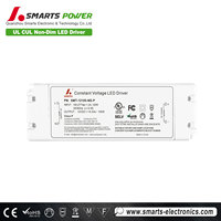 Driver LED 100W à tension constante 12V 24V, 100-277Vac, non dimmable, faible THD, haute efficacité de conversion, garantie 7 ans