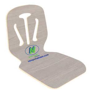 Chaise de relaxation moderne écologique en bois siège meubles cadres multicolore CNC pour bureau à domicile école hôtels stations balnéaires USA UE - Product Image 2