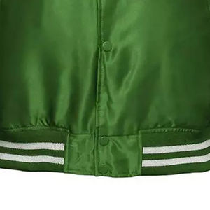 Blouson de baseball universitaire à broderie personnalisée de haute qualité pour hommes Patch de tigre blanc rouge Long Streetwear pour les hommes du collège - Product Image 4