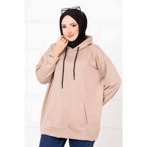 Sweat-shirt à capuche en vison avec poche kangourou pour homme - Product Image 4
