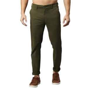 Pantalones para correr de gimnasio Chino 2025 para hombre, de alta calidad, de grado Premium, 100% algodón, transpirable, respetuoso con el medio ambiente, estilo informal, hecho en Bangladesh - Product Image 1