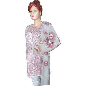 KVR de alta calidad Om Kurta 100% tela de algodón de alta calidad precios al por mayor ropa Lisa personalizada Anti Technics estilo de artículo para exportación - Product Image 3