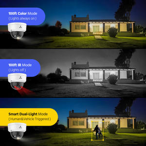 ANNKE ACZ800 Kamera CCTV, 4K 8MP 4X bermotor Vari-focal PoE <span class=keywords><strong>IP</strong></span> kamera AI Smart lampu ganda mikrofon 120 DB WDR Slot kartu SD - Product Image 2