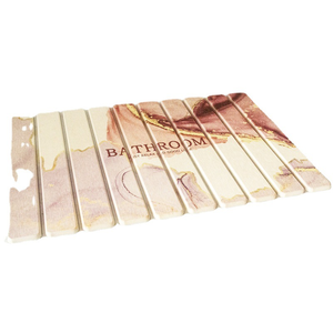 Absorbente de secado rápido, barro de diatomeas, diatomita plegable, baño, suelo de inodoro, puerta de entrada, alfombrilla de baño de <span class=keywords><strong>piedra</strong></span> antideslizante - Product Image 4