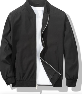 Veste en coton pour homme, fermeture éclair intégrale, vestes de travail, col rabattu, 3 poches, nouvelle arrivée du Bangladesh, usine directe, vêtements d'extérieur - Product Image 1