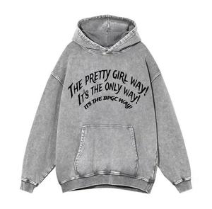 Heavyweight 100% coton pour pull à capuche imprimé bouffant pour femmes et hommes hiver 3D sweat avec polyester/coton matériel - Product Image 3