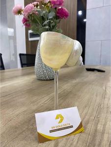 Luxury Seashell <b>Wine</b> Glass Decorated with Real Shell Accents Ideal for Coastal Dining Wedding Tables and <b>Gift</b> <b>Sets</b> - Product Image 2