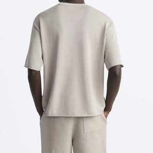 Ensemble de shorts décontractés pour hommes, best-seller, haute qualité, pour l'été, 100% coton éponge, design de logo personnalisé, respirant, service OEM - Product Image 2