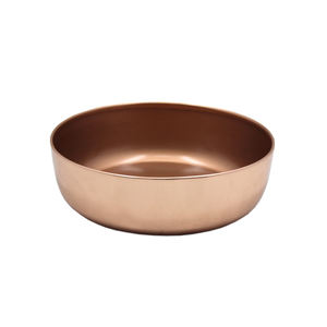 Grande conception de cuisine et de table en fer de forme ronde bol de service de couleur violette et bols décoratifs faits à la main en vrac - Product Image 2