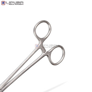 คีมหนีบทำจากสเตนเลสใช้สำหรับผ่าตัดขนาด24ซม. ใช้สำหรับทางการแพทย์ทำจากวัสดุที่มีคุณภาพสูง - Product Image 6