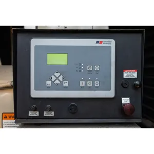 Groupe électrogène diesel industriel triphasé d'occasion 600 kW 277/480 V, groupe de secours commercial fermé - Product Image 5