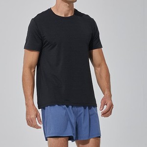 Venta al por mayor de secado rápido logotipo impreso personalizado 100% algodón ecológico Unisex deportes al aire libre transpirable hombres Camiseta de manga corta - Product Image 2