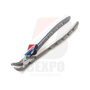 Fórceps de extracción Dental de acero inoxidable, 7mm, mandíbula superior, terceros molares, instrumento quirúrgico de extracción de dientes, Manual - Product Image 2