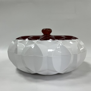 Organizador de bocadillos para dulces de plástico para el hogar con tapa transparente, perfecto para exportación y exportación de regalos en todo el mundo - Product Image 1