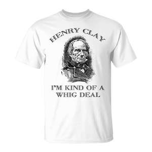Camiseta del Partido Whig de Henry Clay, diseño histórico de política estadounidense - Product Image 1