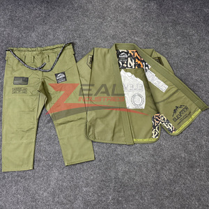 Personnalisé jiu jitsu gi kimono 100% coton 450 gsm perle armure veste 10oz ripstop sergé coton pantalon personnalisé bjj gi fabriqué au Pakistan - Product Image 1