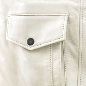 Veste en cuir de haute qualité au design nouveau pour hommes, style dernier cri, vestes en cuir de motard d'hiver, veste en cuir véritable élégante pour hommes - Product Image 5